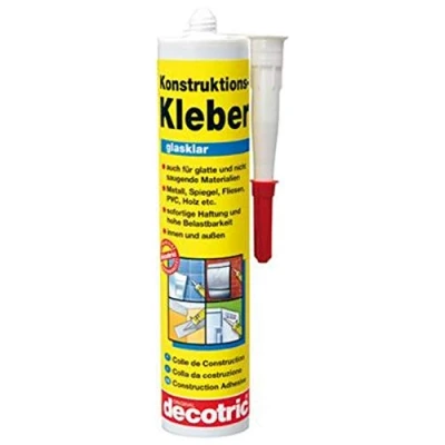 Abbildung von Decotric Konstruktionskleber glasklar 290ml