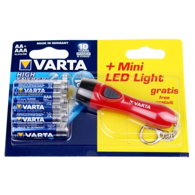 Abbildung von Varta Readytosell alkaline 4 aa + aaa mini led light gratis 92400401082
