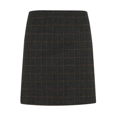 Abbildung von Part Two Damen Corinnepw Female Regular Fit Skirt, Grey Check, L