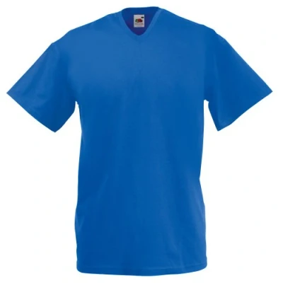 Abbildung von Fruit of the Loom Herren T Shirt Valueweight V Neck 61 066 0 Royal XL