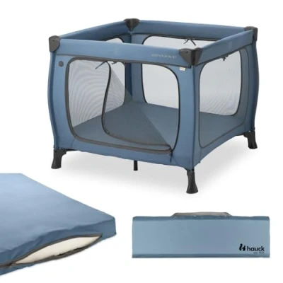 Abbildung von Hauck Baby Reisebett Sleep N Play SQ, Set dark blue, inklusive Schaumstoff Matratze