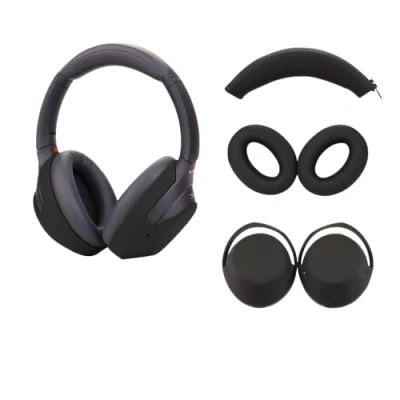 Abbildung von INF Ohrpolster, Kopfbügel und Ohrpolsterschalen für Sony WH 1000XM3/4, Ersatz Ohrpolster aus Silikon, Perfekte Passform