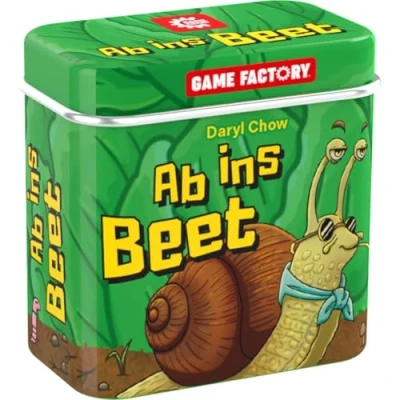 Abbildung von Game Factory 646060 ab ins Beet, taktisches Legespiel, Mini Spiel in handlicher Metalldose, einfaches Reisespiel für Erwachsene und Kinder 8 Jahren