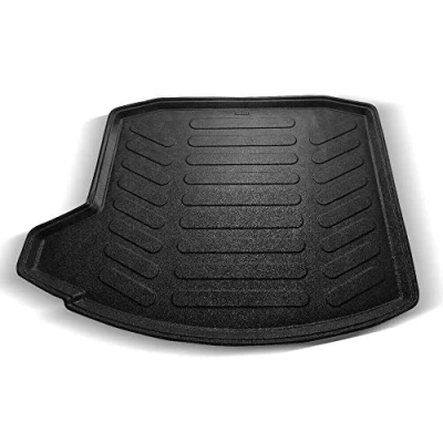 Abbildung von Rizline Passgenau 3D Kofferraumwanne Kompatibel mit Audi A3 8V Limousine 2013 2020 Kofferraummatte Schutzmatte Auto Zubehör Antirutschmatte Kantenschutz Kofferraumwann TPE Gummi Dauerhaft Schwarz
