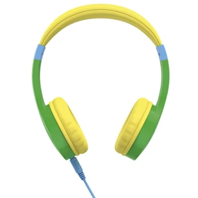 Abbildung von Hama Kinderkopfhörer mit Kabel (85 dB Lautstärkebegrenzung, On Ear) Kinder Kopfhörer (Sprachsteuerung, Größenverstellbar, Integriertes Mikrofon, Siri und Google Assistant)