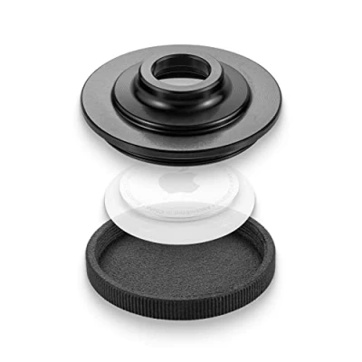 Abbildung von Granite Stash AirTag Fahrradhalterung für &amp; RT mit 42mm Unterkappe Fahrrad Halterung versteckt unter der Gabelkrone Diebstahlschutz Mountainbike