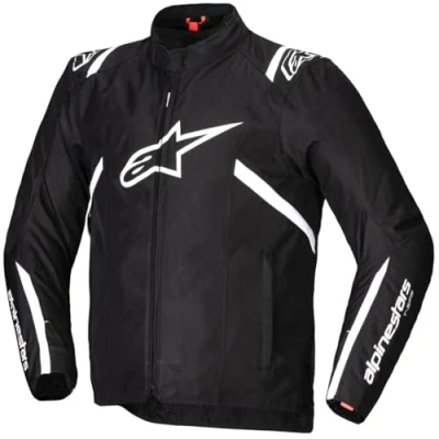Abbildung von Alpinestars T SPS V2 Waterproof Motorradjacke Schwarz/Weiss Herren 4XL