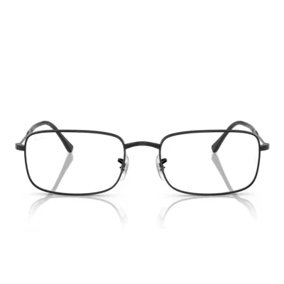Abbildung von Ray Ban Unisex RX3746V 2509 Rahmen von BRILLEN Metall Schwarz Transparent Geometrisch Normal