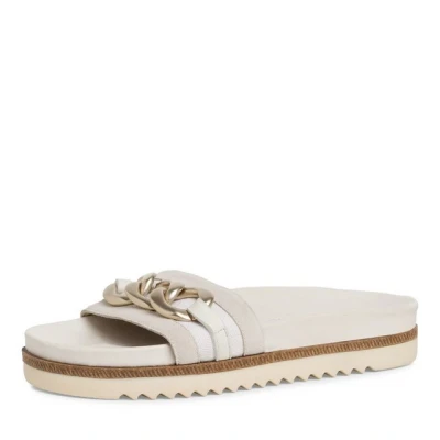 Abbildung von Tamaris Pantolette flach, Damen, Größe: 39, Ivory Schuhe