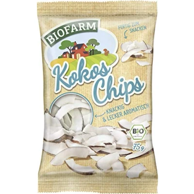 Abbildung von Biofarm Kluth Kokos Chips, vegan, 75 g
