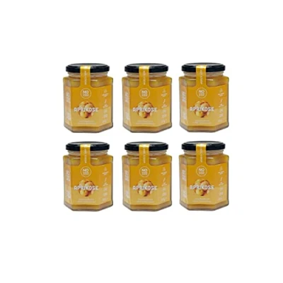 Abbildung von NO SUGAR Fruchtaufstrich Aprikose/Marille ohne Zuckerzusatz mindestens 80% Fruchtanteil mit Erythrit und Stevia Brotaufstrich Hergestellt in der EU (260g) (260g (6er Pack))