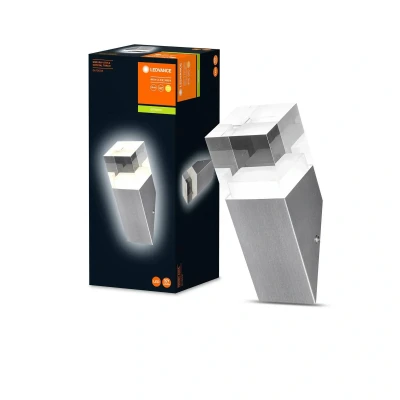 Abbildung von LEDVANCE LED Wandleuchte, Design Leuchte in Kristalloptik für Außen, Warmweiß (3000K), 4.5W, ENDURA STYLE CRYSTAL TORCH