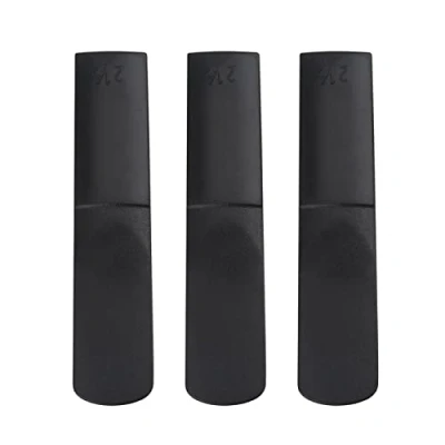 Abbildung von Altsax Reed, Reeds 2,5 Teile Reparatur Saxophon Blatt 2 Reed Zubehör Schwarz 3 Stück Kunststoff Altsaxophon Mundstück