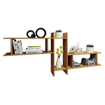 Abbildung von my home 3er Wandregal Set Sirola Maxi Buche