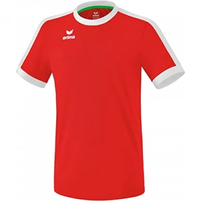 Abbildung von Erima Teamspor Retro STAR Tshirt print, Herren, Größe: Large, Rotweiss