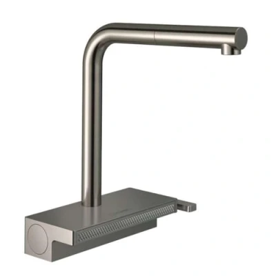 Abbildung von hansgrohe Küchenarmatur &quot;Aquno Select M81&quot;, 250 Ausziehauslauf 2 Strahlarten Schlauchbox (sBox)