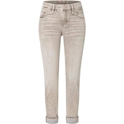Abbildung von MAC Jeans Pocket RICH Slim Fit, Damen, Größe: W46x28, Beige colored wash