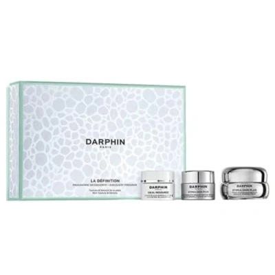 Abbildung von Darphin Paris La Definition Discovery Program 3 teiliges Set mit Hautstruktur und Dichte, 1,9 l insgesamt, Blau