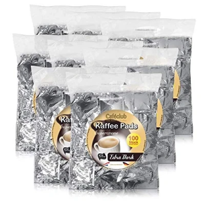 Abbildung von Cafeclub Supercreme Xtra Dark KaffeePads Megabeutel 8x100 Stuck