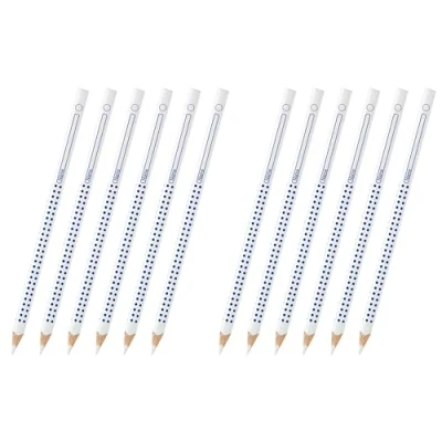 Abbildung von Faber Castell 113201 Farbstift GRIP für Heft und Whiteboard, weiß (12)