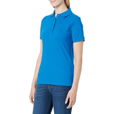 Abbildung von HAKRO Damen Polo Shirt &quot;Classic&quot; 110 royalblau Größe: XL