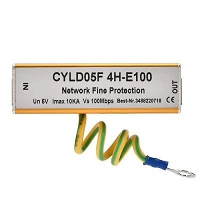Abbildung von Blitzableiter Ethernet Überspannungsschutz Thunder &amp; Blitzschutz RJ45 RJ11 Adapter Netzwerk