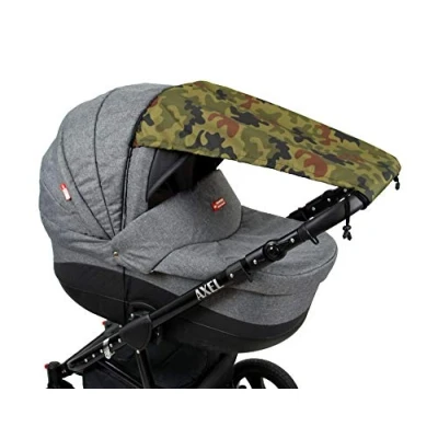 Abbildung von BABYLUX Sonnenschutz SONNENSEGEL für Kinderwagen Buggy UV Schütz (72. Tarn)
