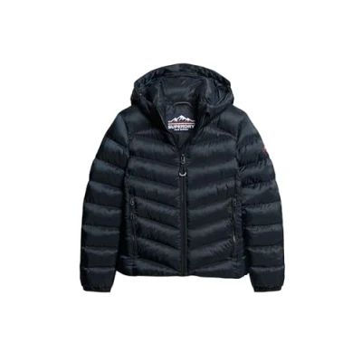 Abbildung von Superdry Hooded FUJI Winterjacke, Damen, Größe: 44, Eclipse navy