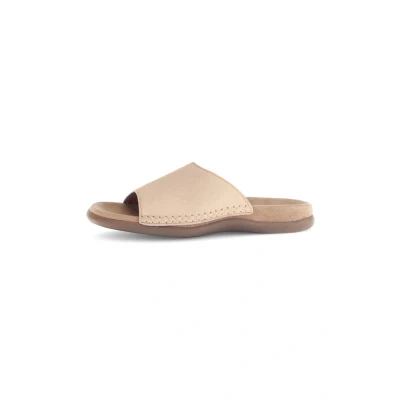 Abbildung von Gabor Pantolette flach, Damen, Größe: 40, Beige Schuhe