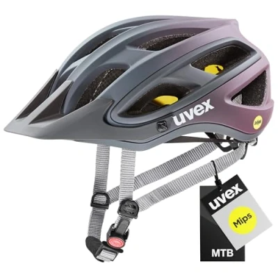 Abbildung von uvex unbound MIPS sicherer MTB Helm für Damen und Herren Sysytem individuelle Größenanpassung anthracite plum 54 58 cm