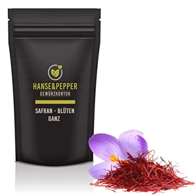 Abbildung von 1g Safran Fäden frische Ernte Saffron Sargol natürlich in Spitzenqualität Gourmet Serie