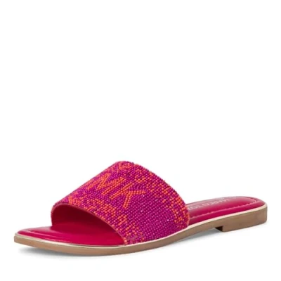 Abbildung von Marco Tozzi Pantolette flach, Damen, Größe: 36, Fuxia comb Schuhe