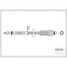 Abbildung von CORTECO 19034949 Bremsschläuche Vorderachse 530 M10X1 PEUGEOT: 207 CC, Schrägheck, 2008 Kombi, CITROËN: C3 III, DS3 Picasso