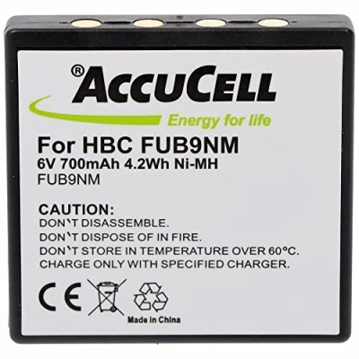 Abbildung von AccuCell Akku für die Kranfernbedienung I Nachbau Kransteuerung passend den HBC FUB9NM BA209000 209060 BA209061 Crane Remote Control 6V 700 mAh 800