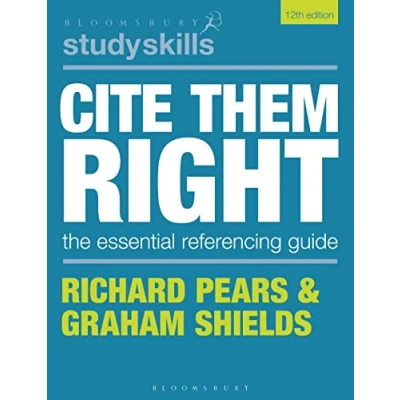 Abbildung von Cite Them Right: The Essential Referencing Guide (Bloomsbury Study Skills)