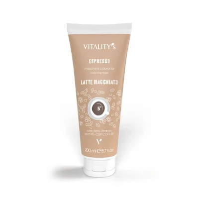 Abbildung von Vitality&#039;s Maske Espresso Colouring Latte Macchiato 200 ml