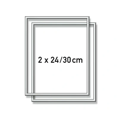 Abbildung von Schipper Bilderrahmen Malen nach Zahlen, Alurahmen 24x30 cm, (Set), Made in Germany