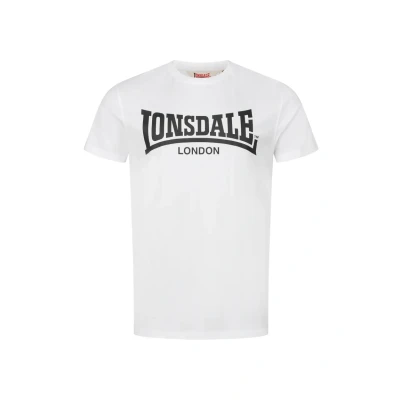 Abbildung von Lonsdale Male Adult Fulwood T Shirt, White/Black, XL