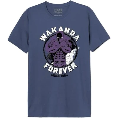 Abbildung von Marvel Herren Meblpacts010 T Shirt, Denim, 56
