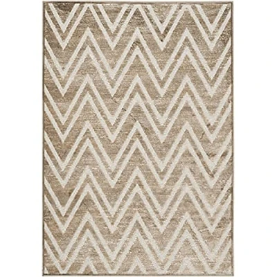 Abbildung von SAFAVIEH Traditionell Teppich für Wohnzimmer, Esszimmer, Schlafzimmer Paradise Collection, Kurzer Flor, Mousse, 160 X 229 cm