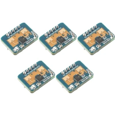 Abbildung von TECNOIOT 5 Stück LD2410C 24 GHz FMCW HVAC Wellenradar Induktionsmodul