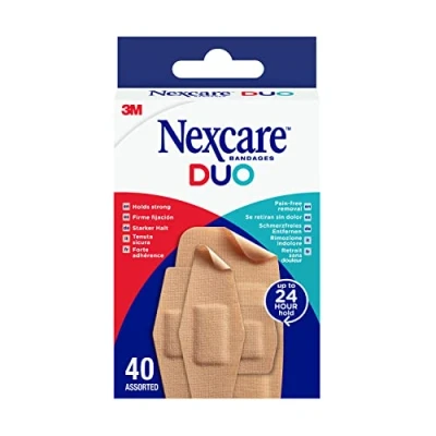 Abbildung von Nexcare DUO Pflaster, assortiert, 40/Pack