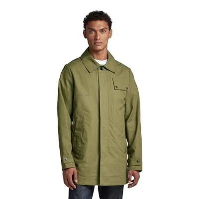 Abbildung von G STAR RAW Herren Everyday Trenchcoat, Grün (smoke olive D22897 D342 B212), XXL