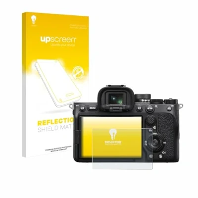 Abbildung von upscreen Entspiegelungs Schutzfolie für Sony Alpha 7 IV Displayschutz Folie Matt [Anti Reflex, Anti Fingerprint]