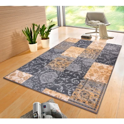 Abbildung von HANSE Home Teppich &quot;Bloques&quot;, rechteckig, Kurzflor, Weich, Mehrfarbig, Wohnzimmer, Schlafzimmer, Esszimmer