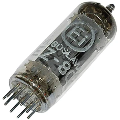 Abbildung von Unbekannt EZ 80 = 6 V 4 Elektronenröhre Dualgleichrichter 250 90 mA Polzahl: 9 Sockel: Noval Inhalt 1 St.