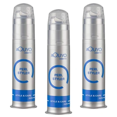Abbildung von Perl Styler starker Halt, Haargel für Männer und Frauen, Gel zum stylen formen der Haare mit Pearl Effekt, Styling Glanz in Einem (3er Pack 3x 100ml)