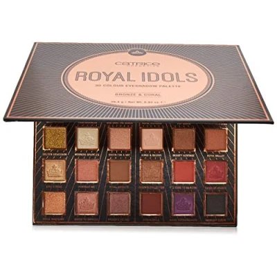 Abbildung von Catrice Royal Party Idols 30 Colour Eyeshadow Palette Bronze ; Coral, braun (26,4g)