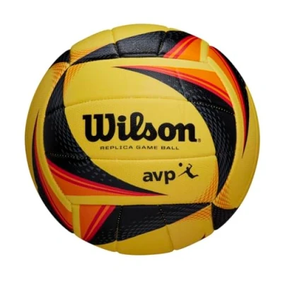 Abbildung von Wilson Volleyball OPTX AVP VB REPLICA, Replica Beach Volleyball, Synthetik, Offizielle Größe, gelb, WTH01020XB