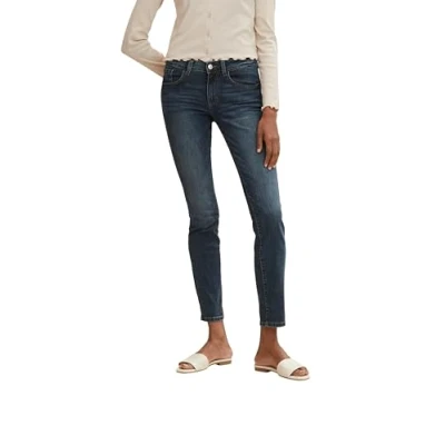 Abbildung von TOM TAILOR Damen Alexa Skinny Jeans, 10282 Dark Stone Wash Denim, 25W / 32L